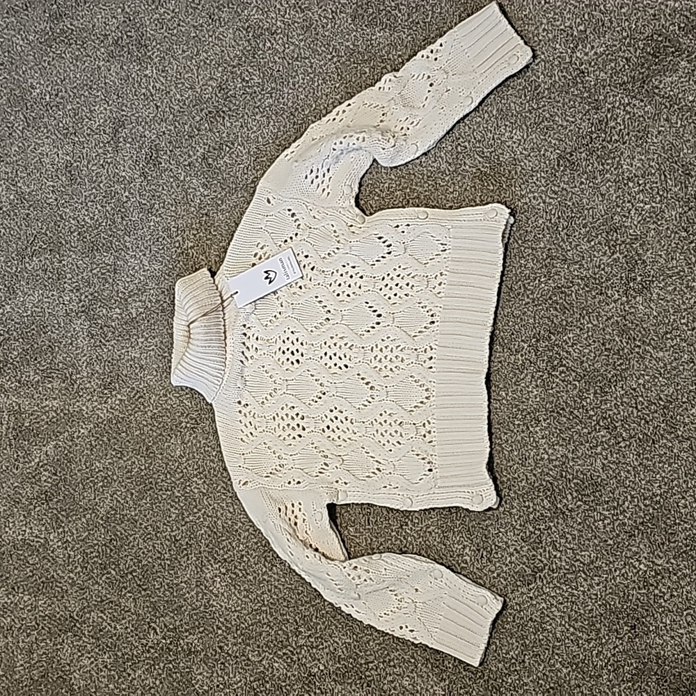 Talisman - Rosie Knit Vanilla Turtleneck Sweater Size XS